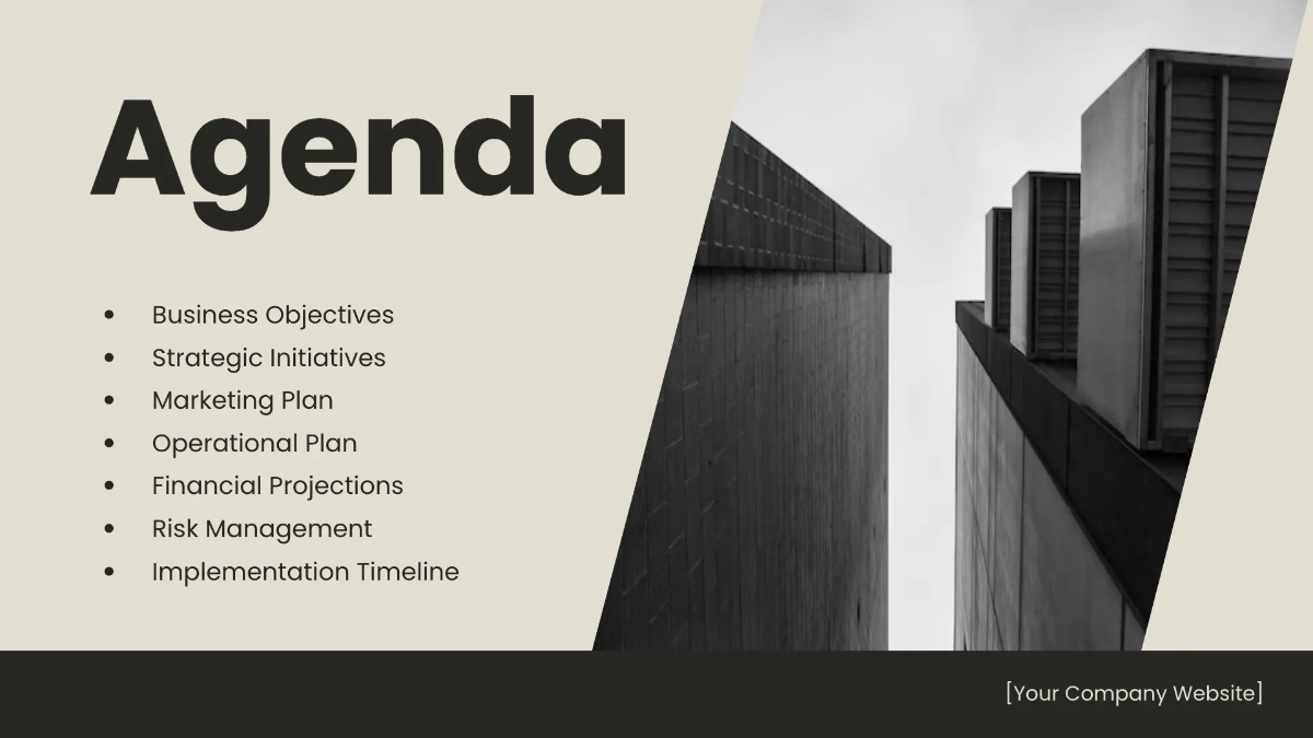 Free Monochrome Presentation Template to Edit Online