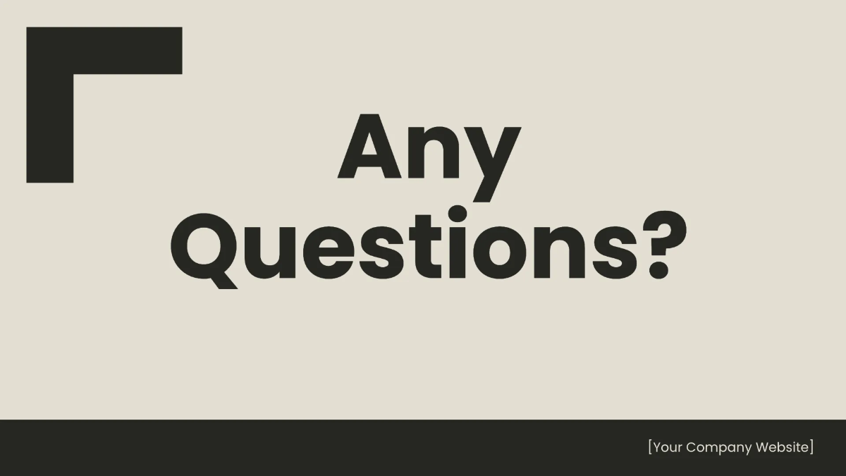 Free Monochrome Presentation Template to Edit Online