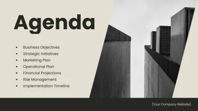 Free Monochrome Presentation Template to Edit Online