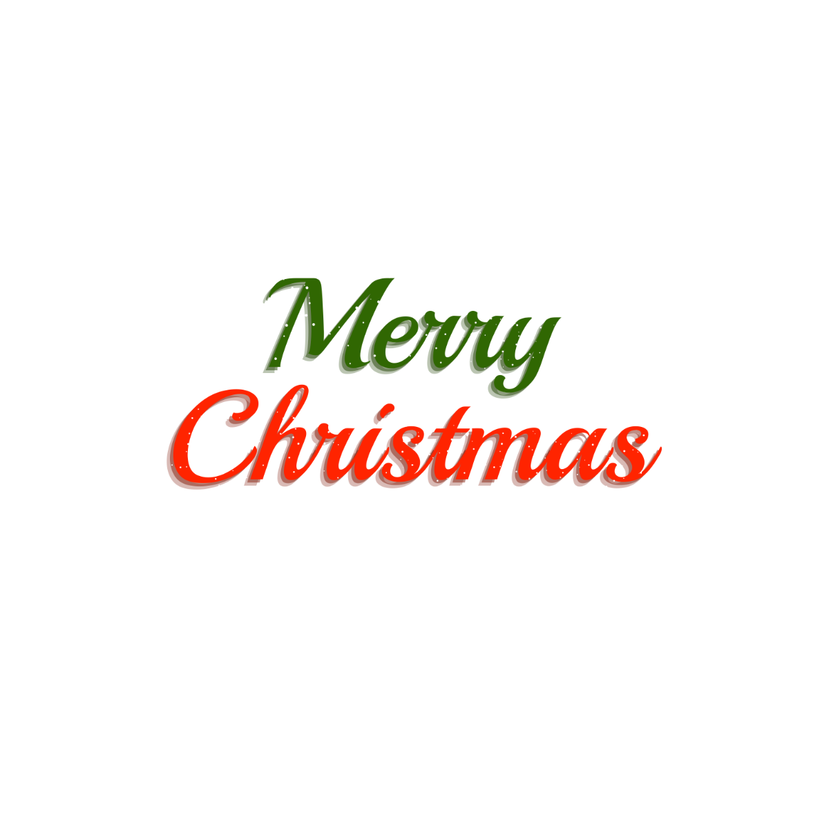 Festive Merry Christmas Text - Edit Online | Template.net