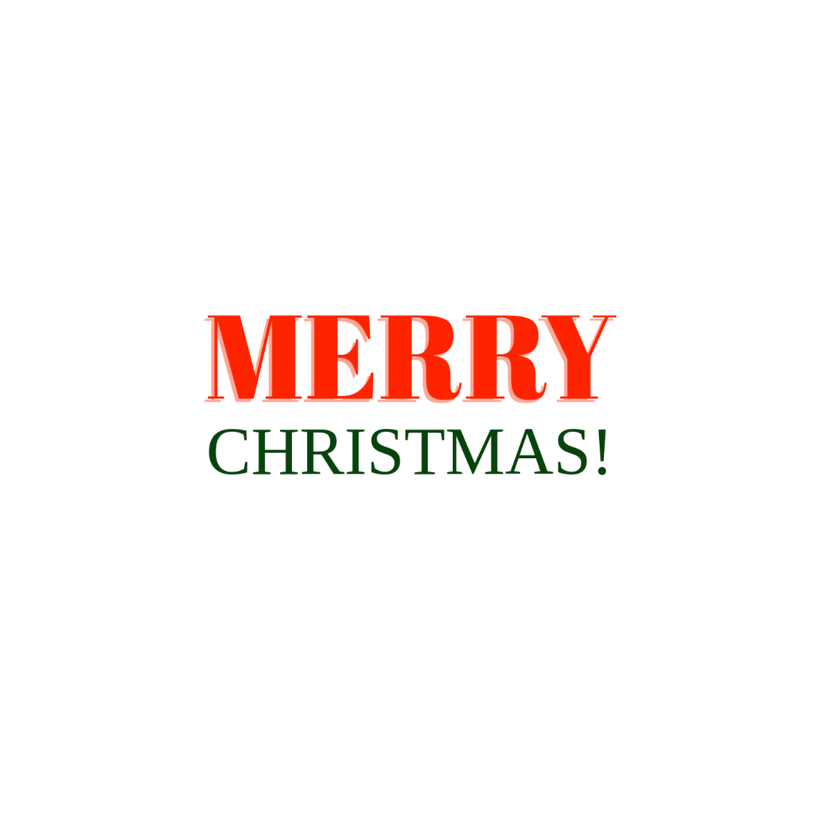 Whimsical Merry Christmas Text - Edit Online | Template.net