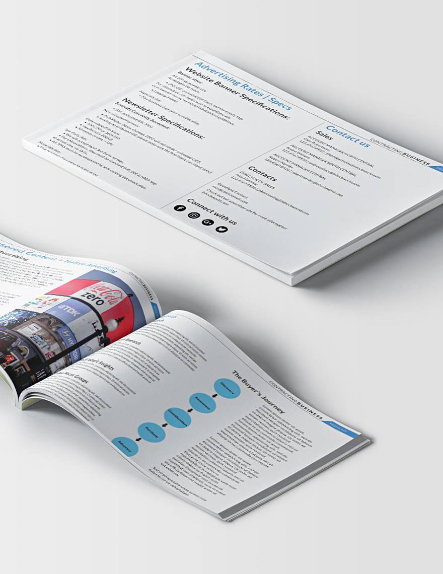 Contracting Business Media Kit Template