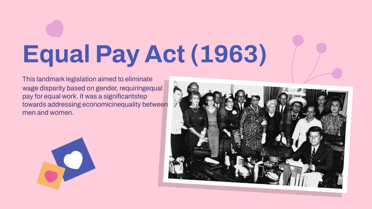 Free Women's Equality Day Presentation Template to Edit Online