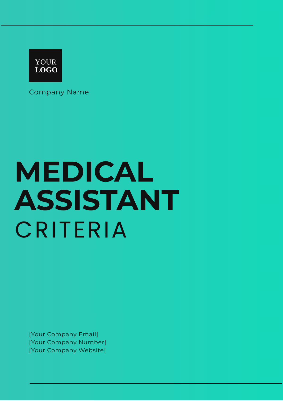 Medical Assistant Criteria Template - Edit Online & Download