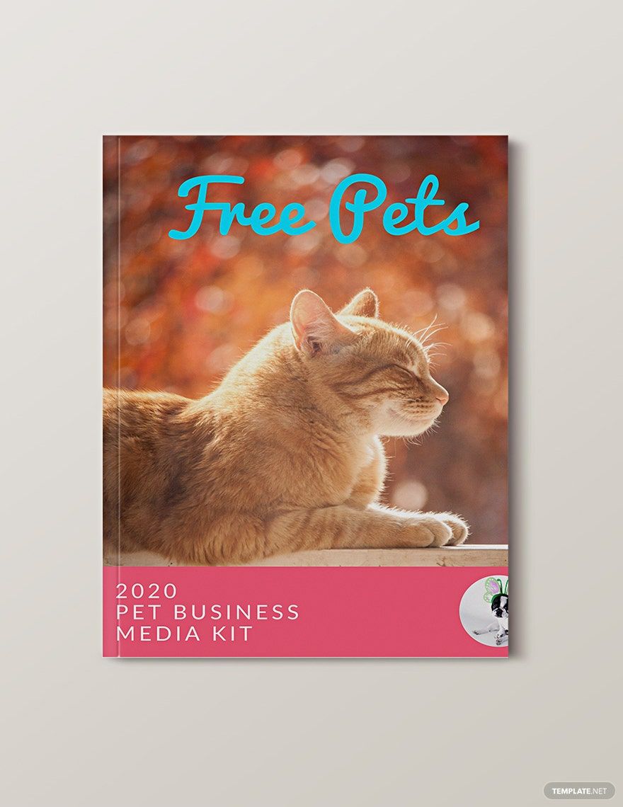 Free Editable Pet Business Media Kit Template