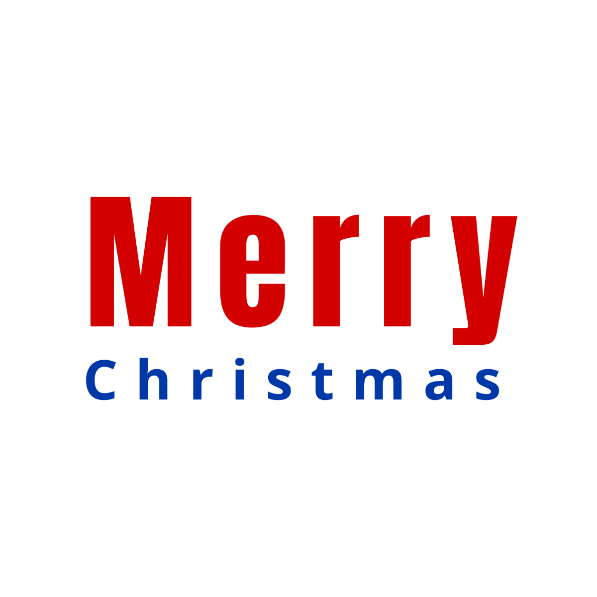 Playful Merry Christmas Text - Edit Online | Template.net