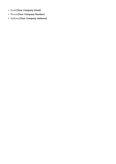Free Services Capability Statement Template to Edit Online