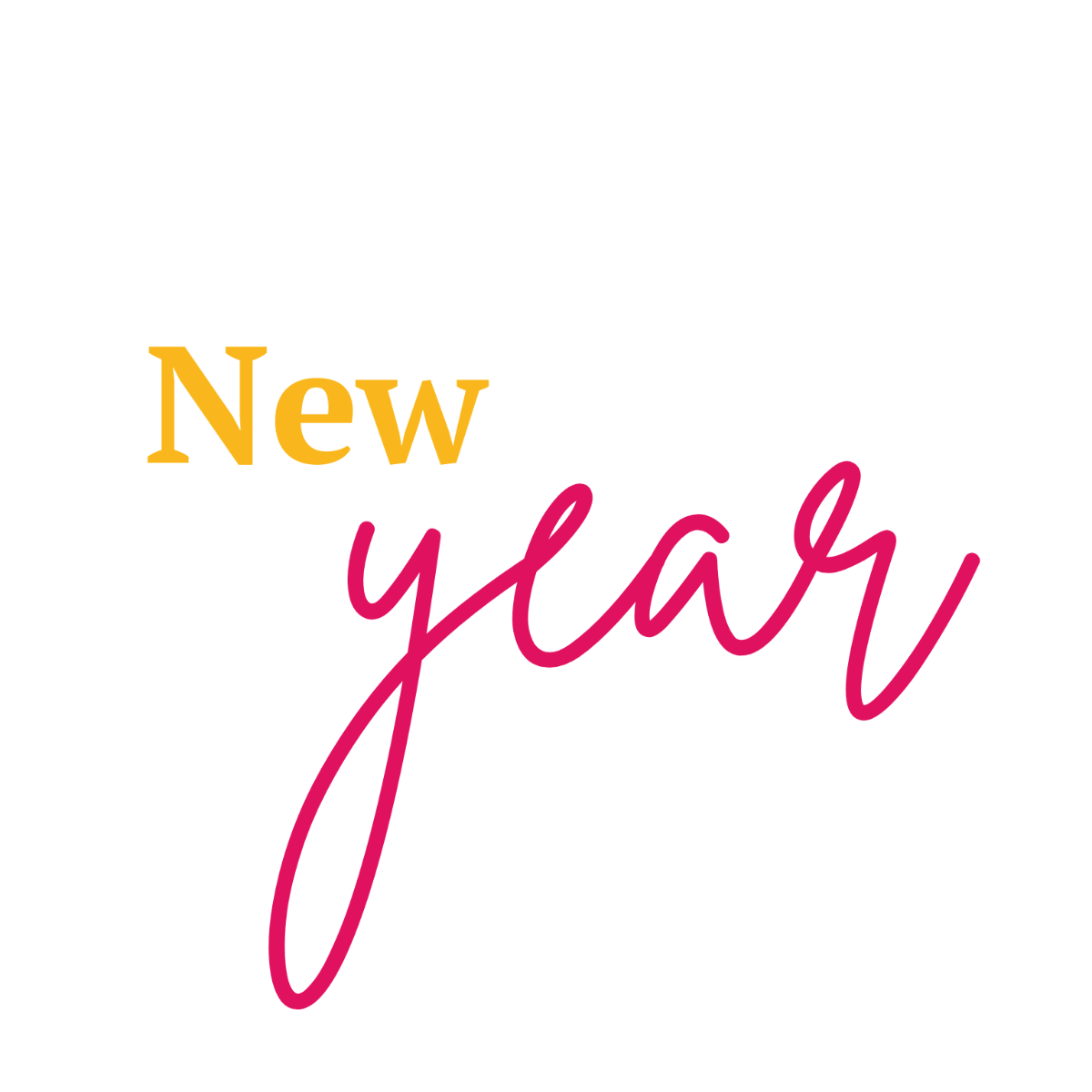 Classic New Year Text - Edit-Online | Template.net