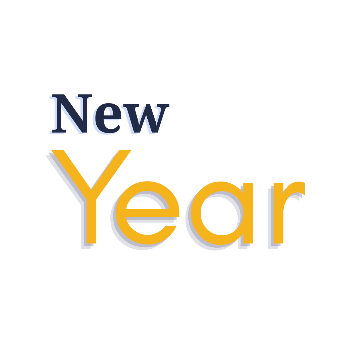 Elegant New Year Text - Edit-Online | Template.net