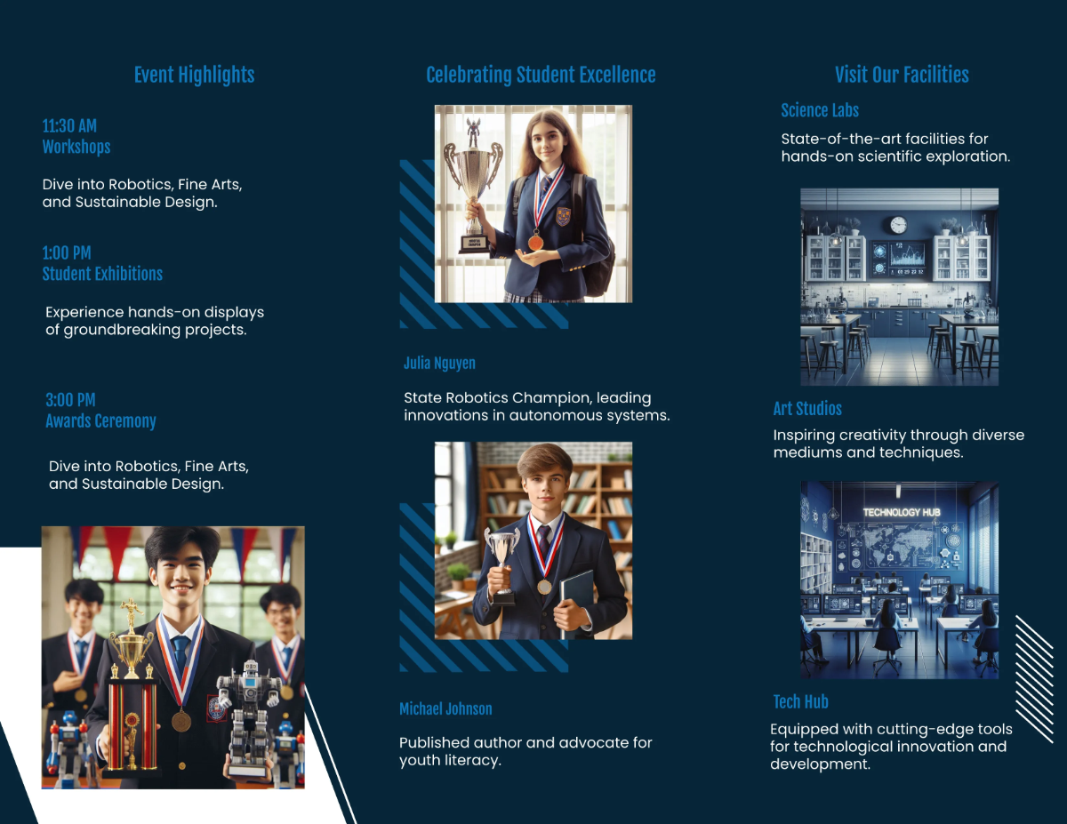 Free School Event Brochure Template to Edit Online