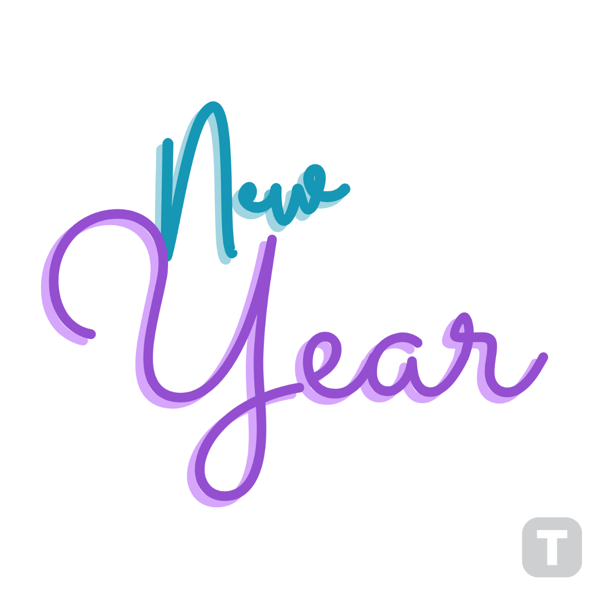 Whimsical New Year Text - Edit-Online | Template.net