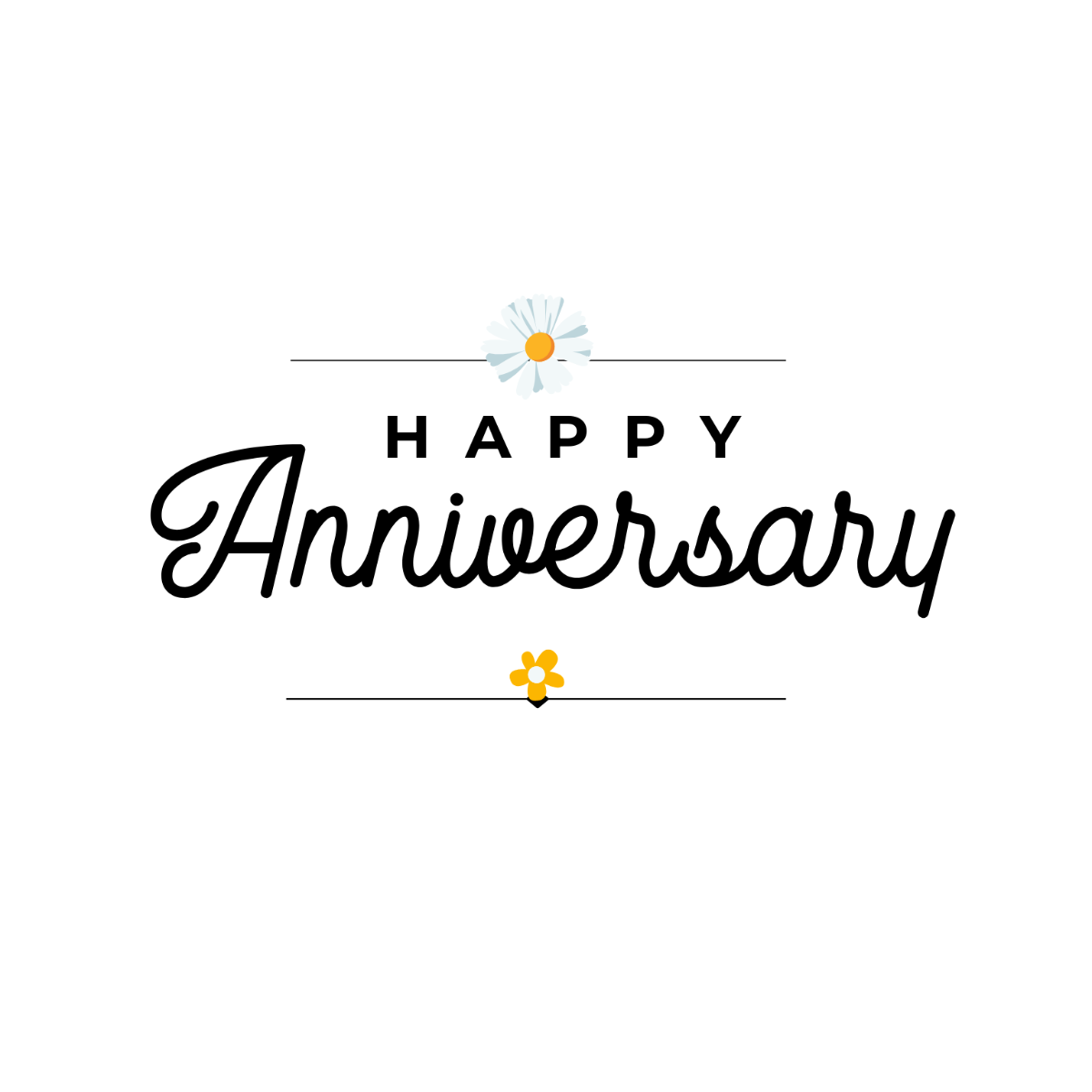 Professional Happy Anniversary Text - Edit Online & Download