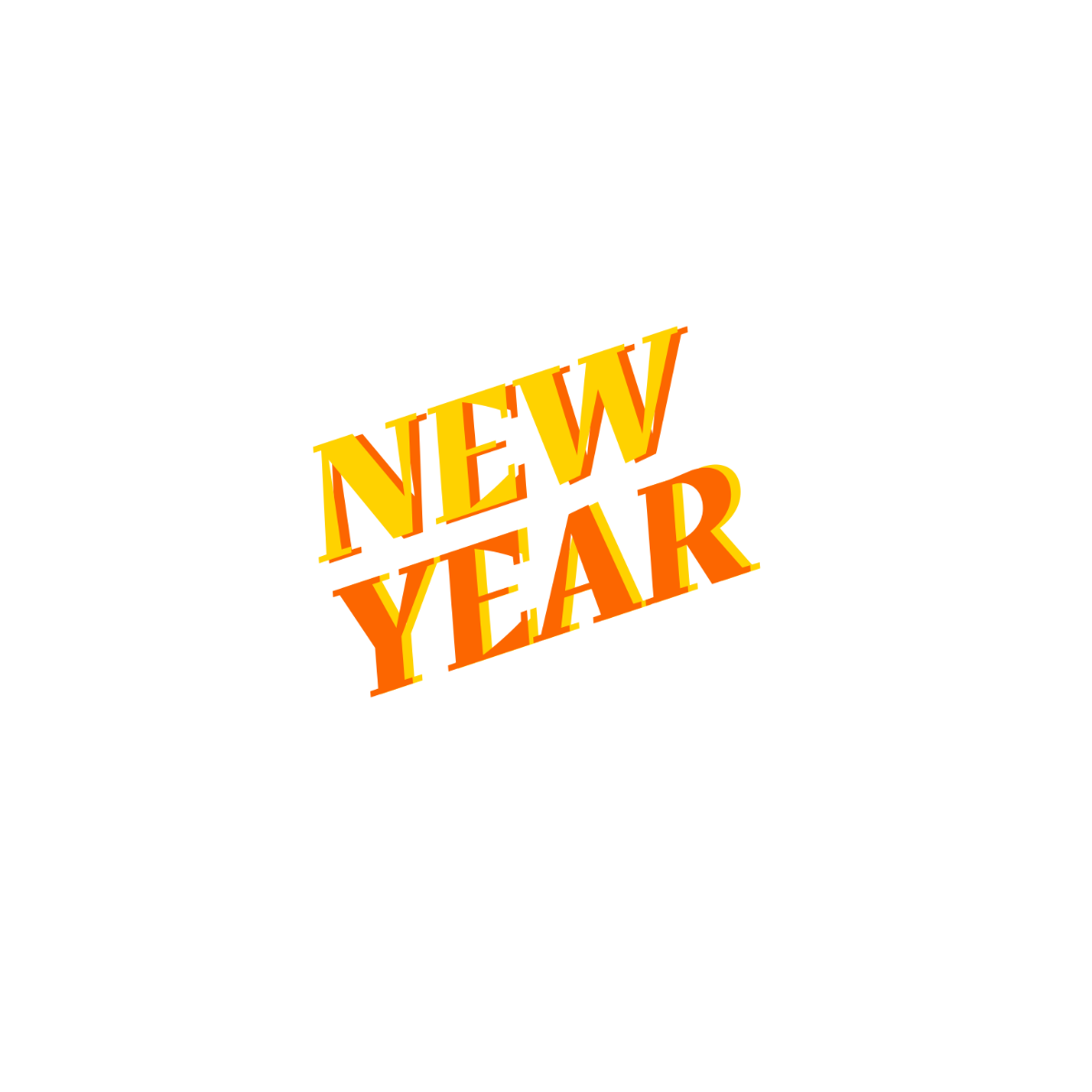 Chic New Year Text- Edit Online | Template.net