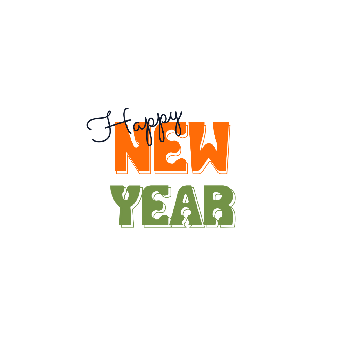 Fun New Year Text - Edit Online | Template.net