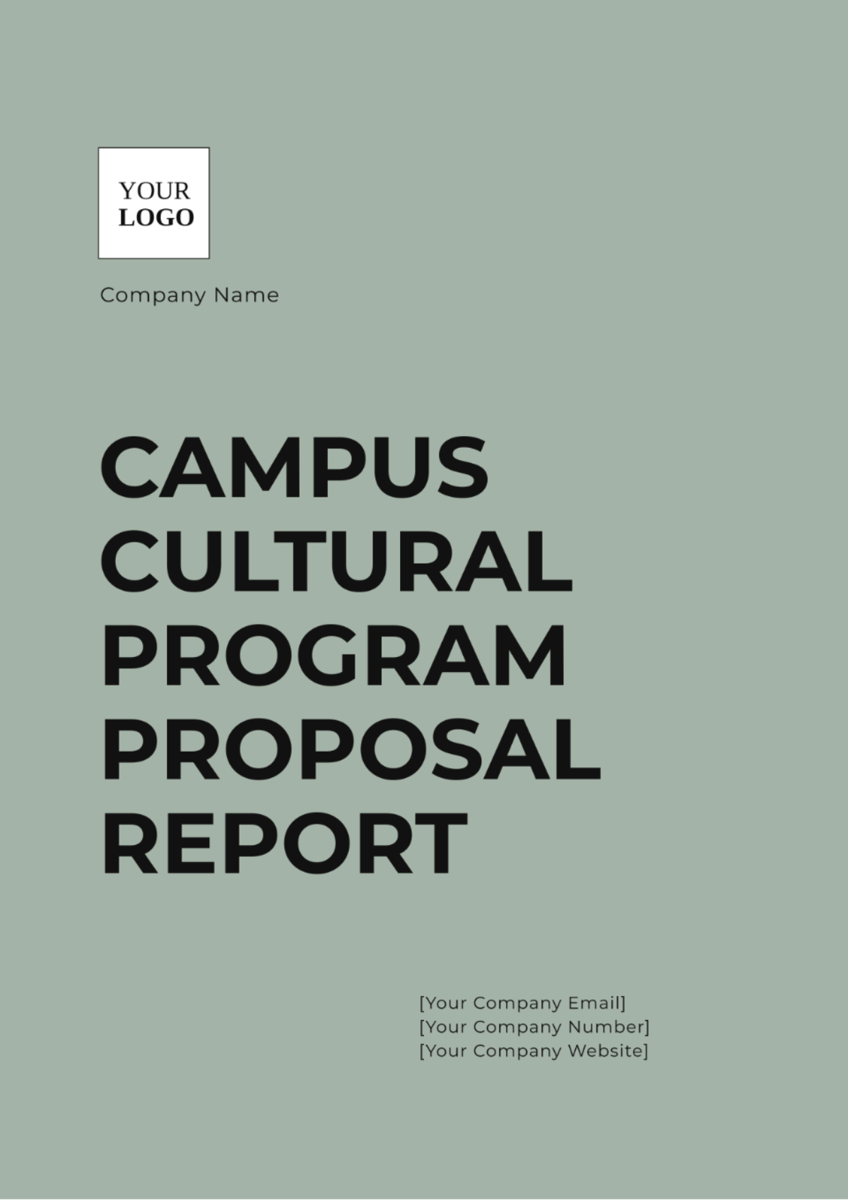 Campus Cultural Program Proposal Report Template - Edit Online & Download