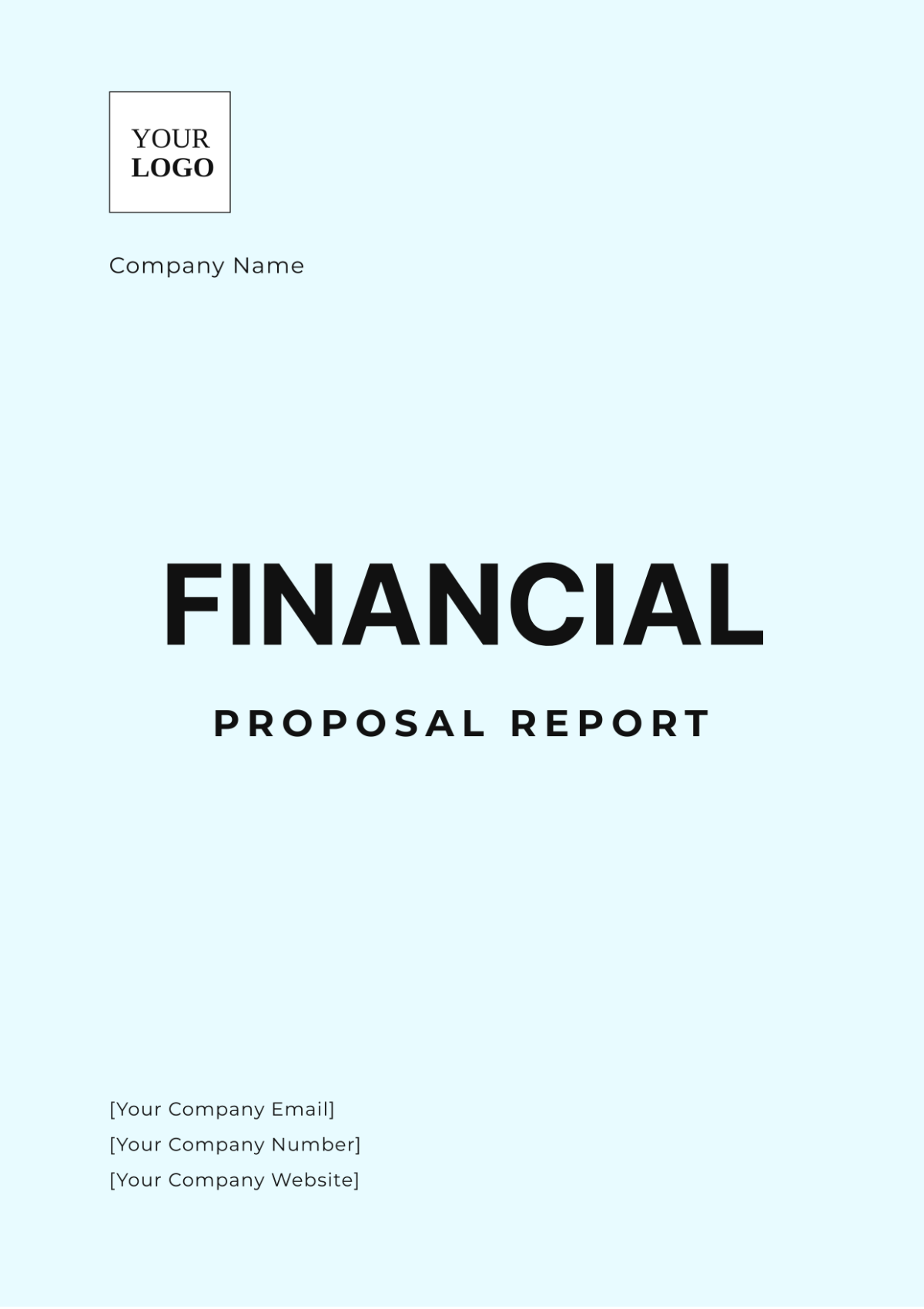 Financial Proposal Report Template - Edit Online & Download