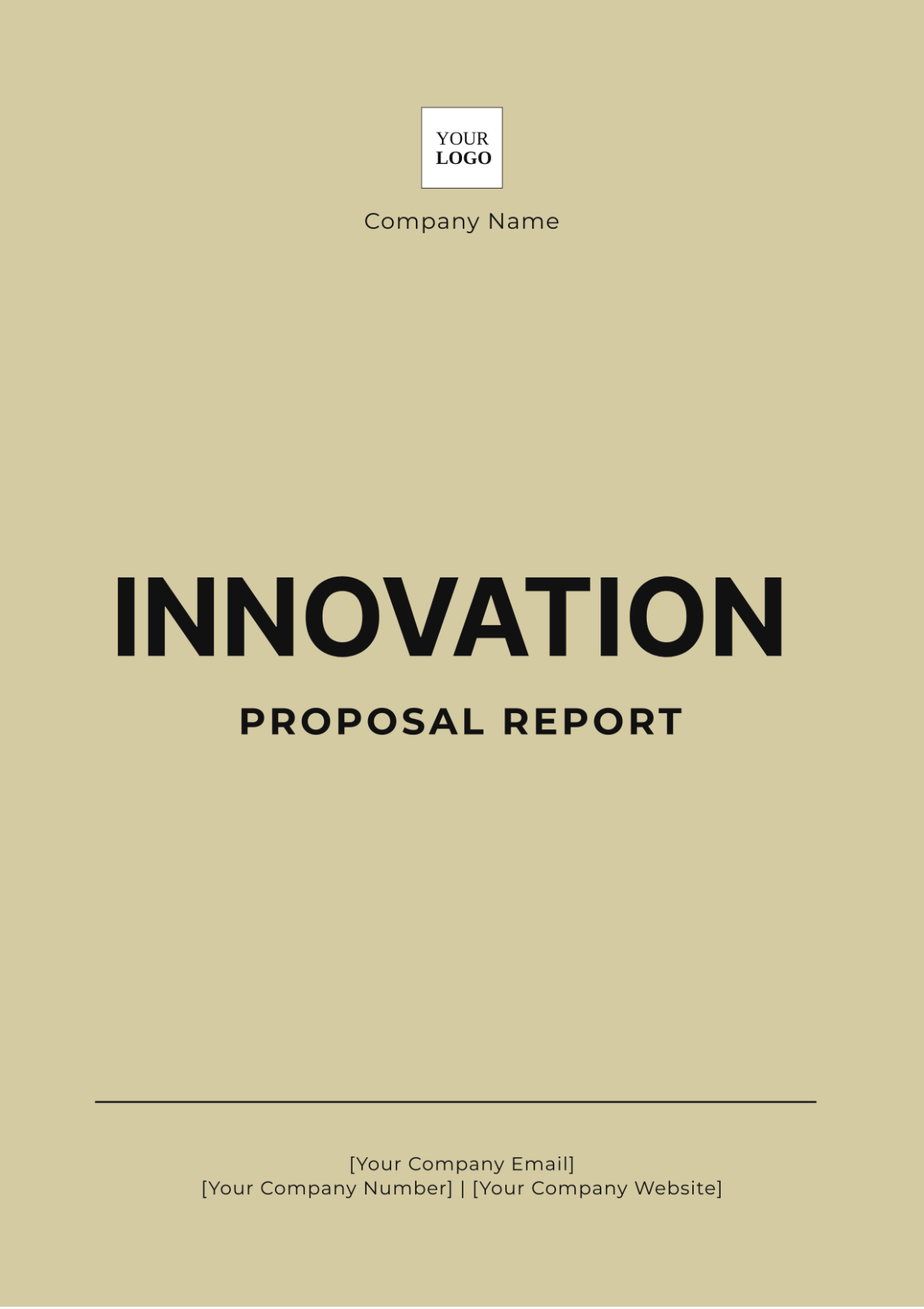 Innovation Proposal Report Template - Edit Online & Download