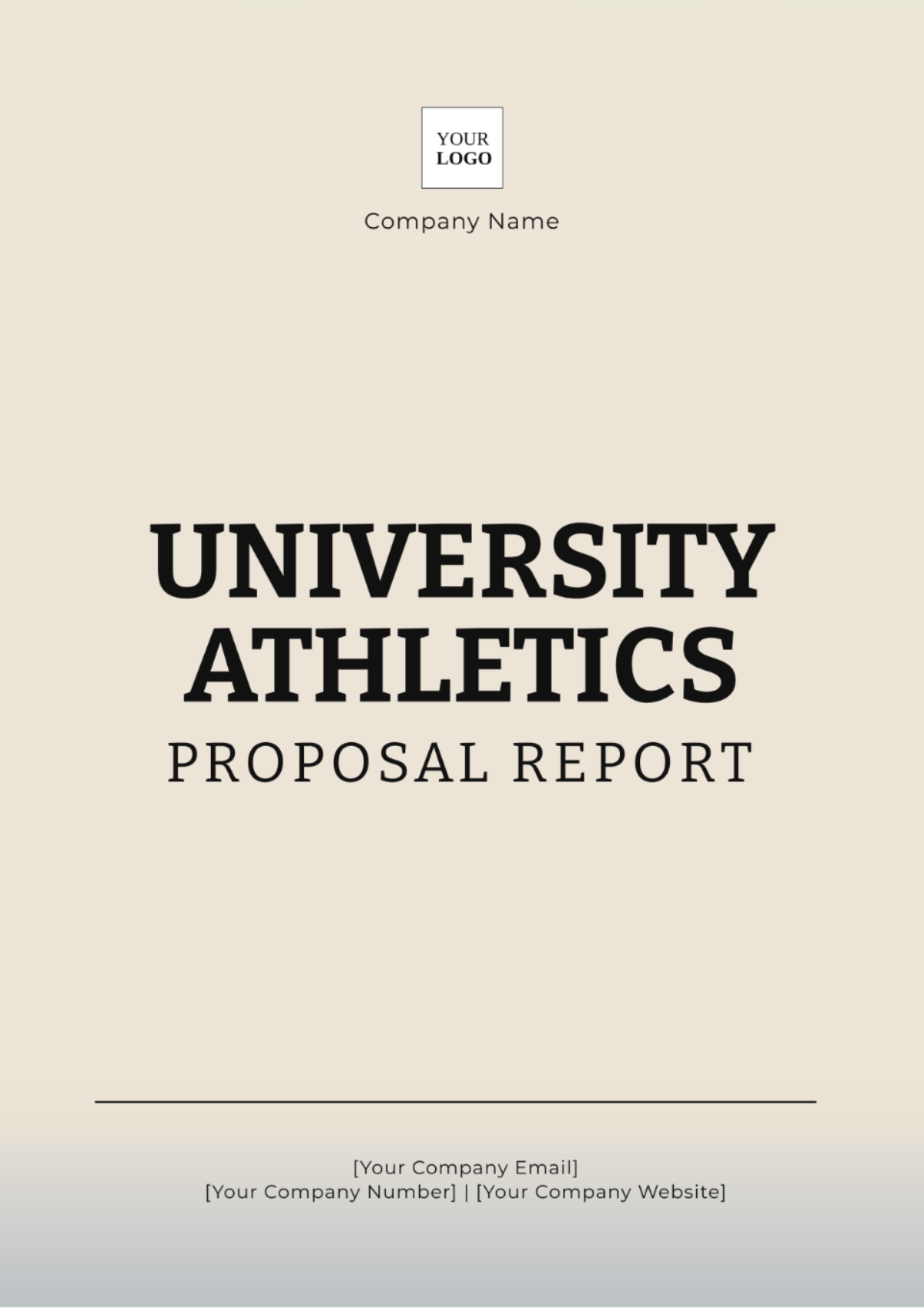 University Athletics Proposal Report Template - Edit Online & Download