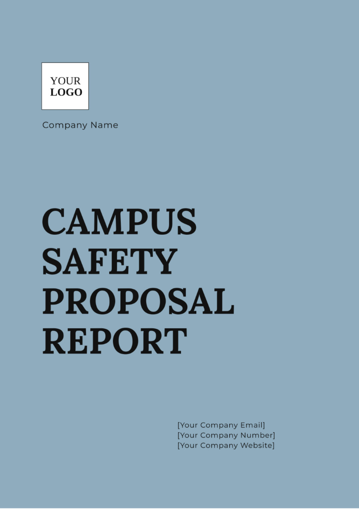 Campus Safety Proposal Report Template - Edit Online & Download