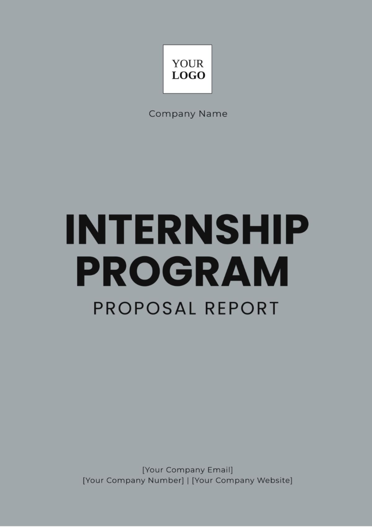 Internship Program Proposal Report Template - Edit Online & Download