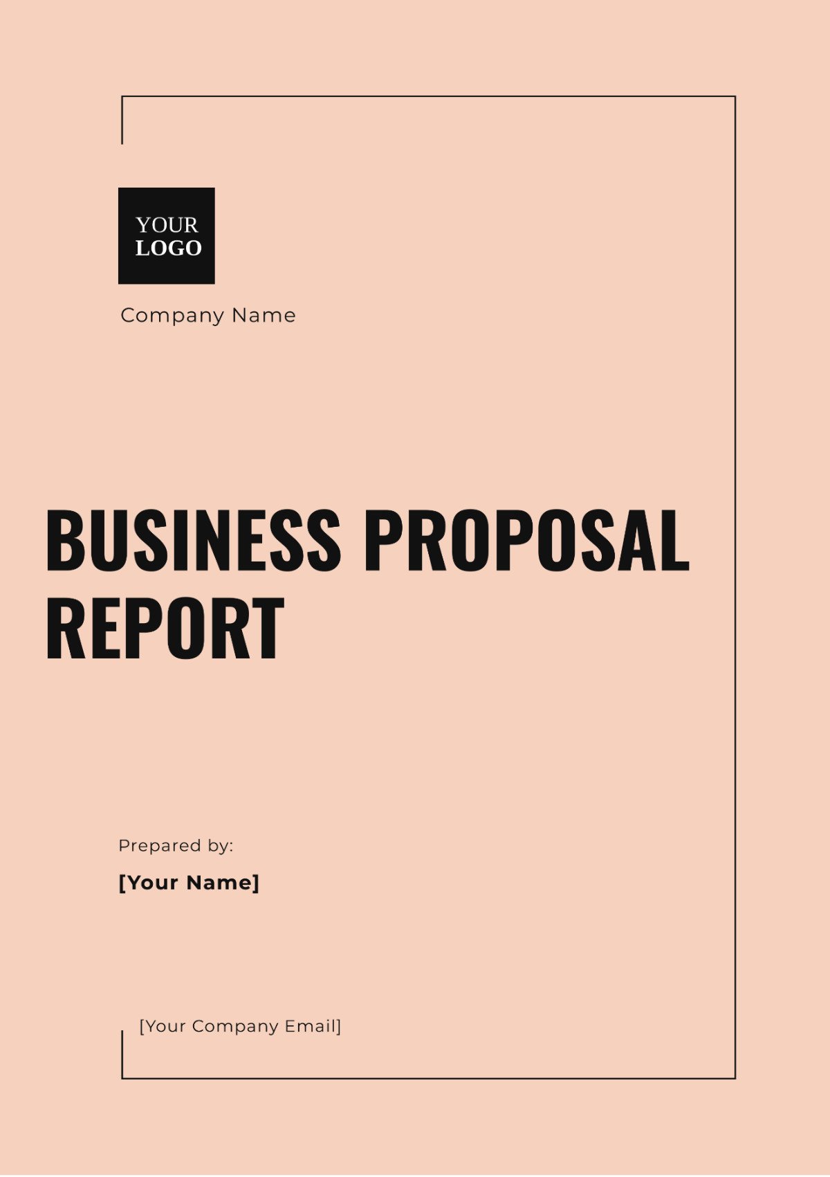 Business Proposal Report Template - Edit Online & Download