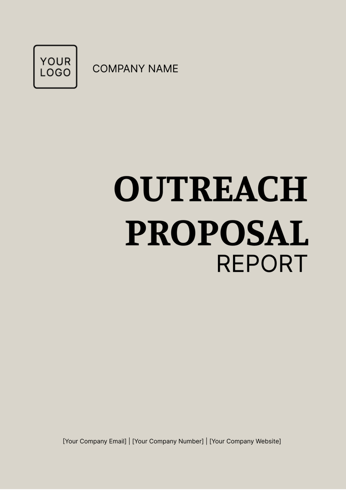 Outreach Proposal Report Template - Edit Online & Download