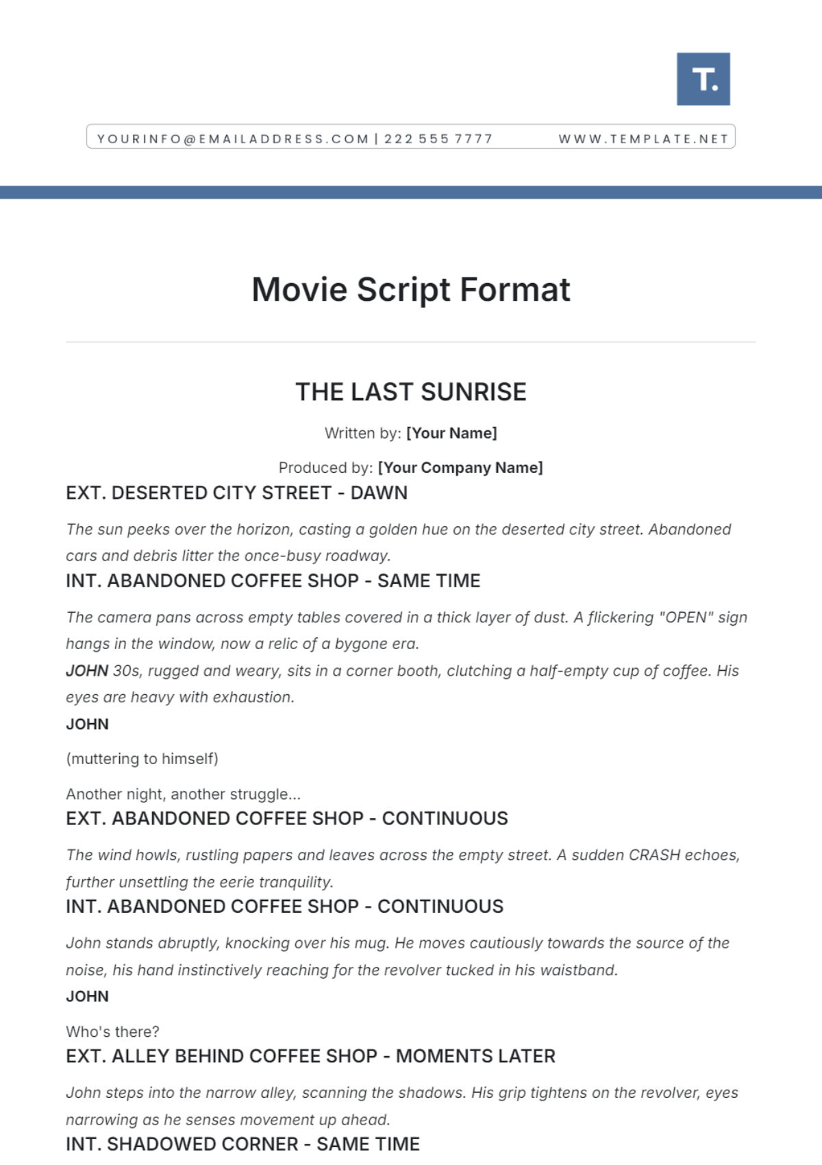 Free Movie Templates To Edit Online Free Movie Templates To Edit Online