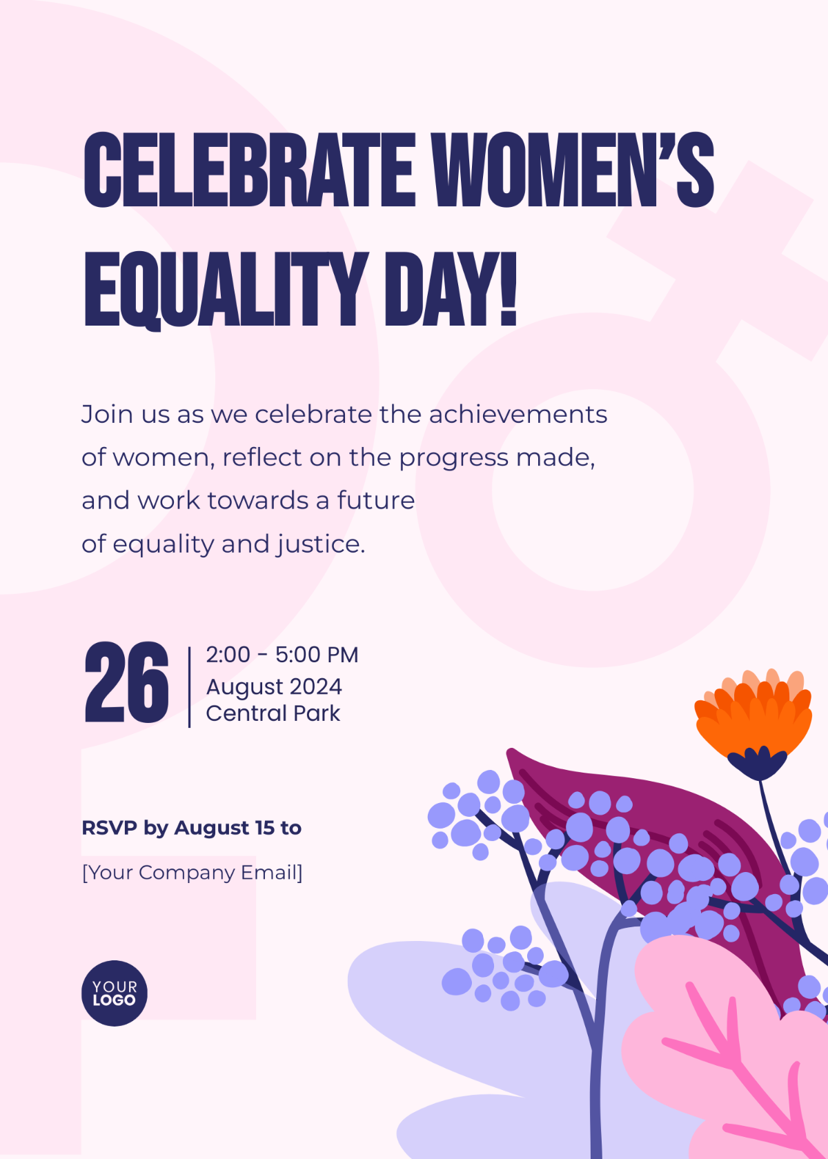 Women's Equality Day Invitation