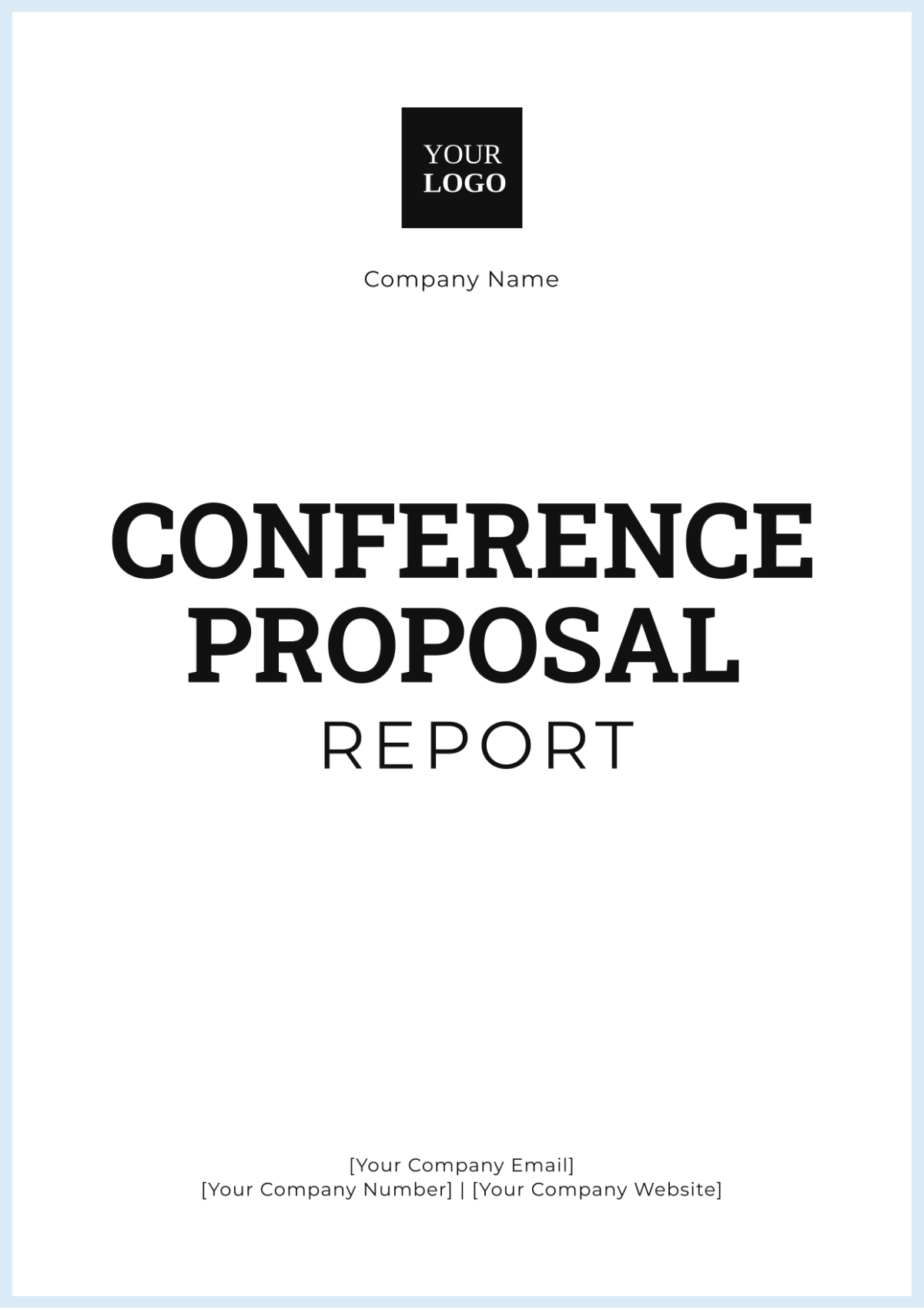 Conference Proposal Report Template - Edit Online & Download