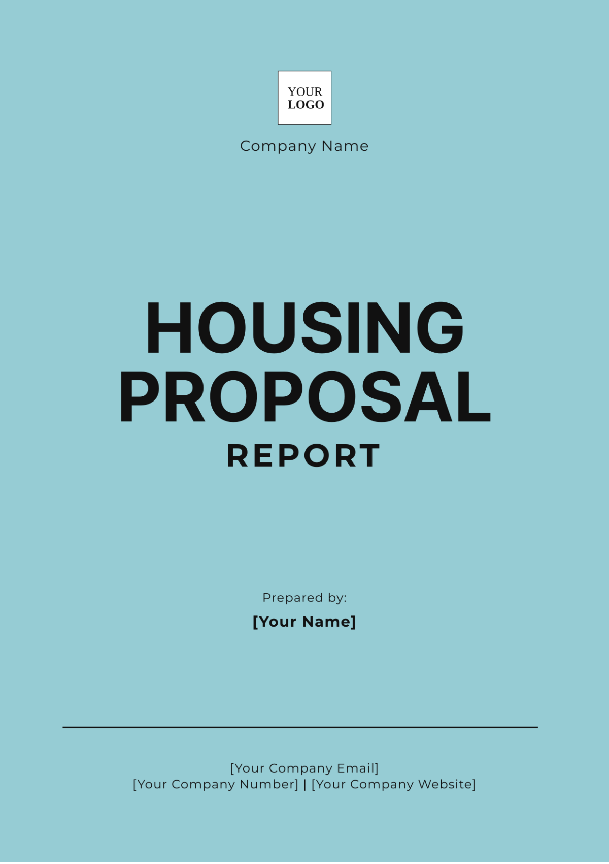 Housing Proposal Report Template - Edit Online & Download