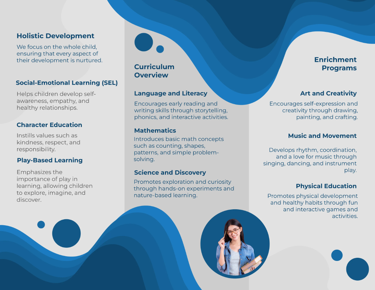 Free Creative School Brochure Template to Edit Online