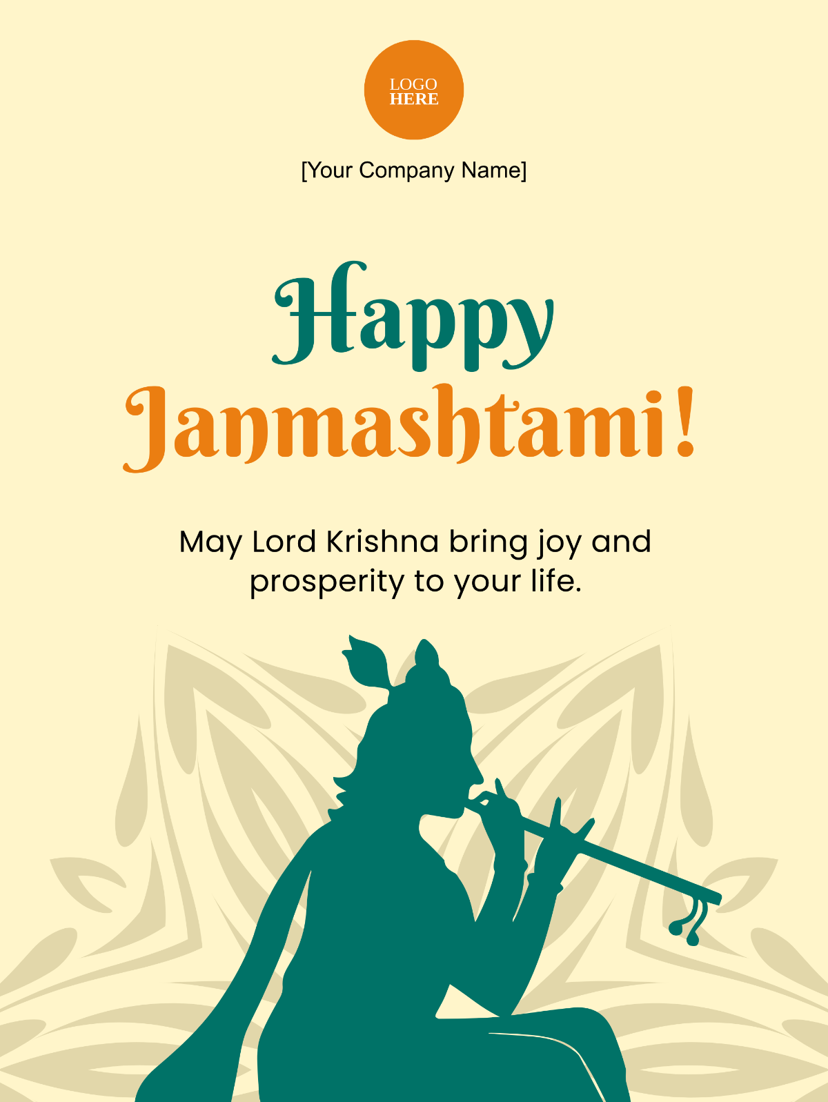 Happy Janmashtami Template - Edit Online & Download