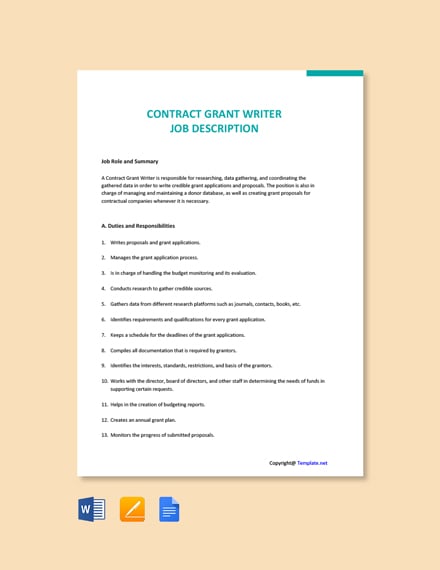contract writer jobs