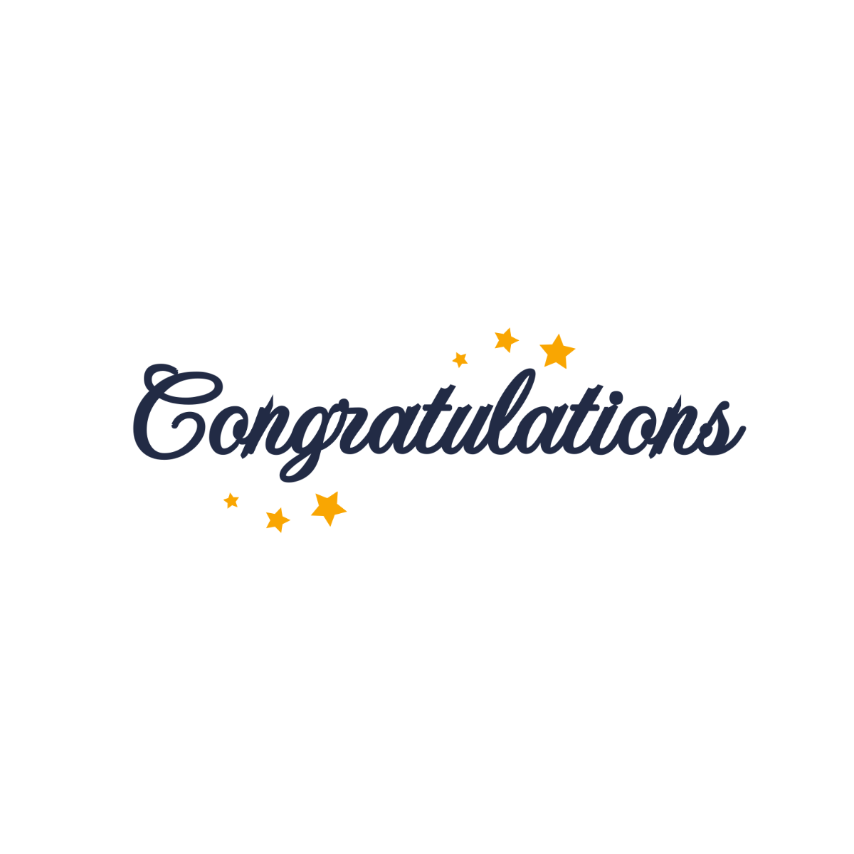 Minimalist Congratulations Text - Edit Online & Download