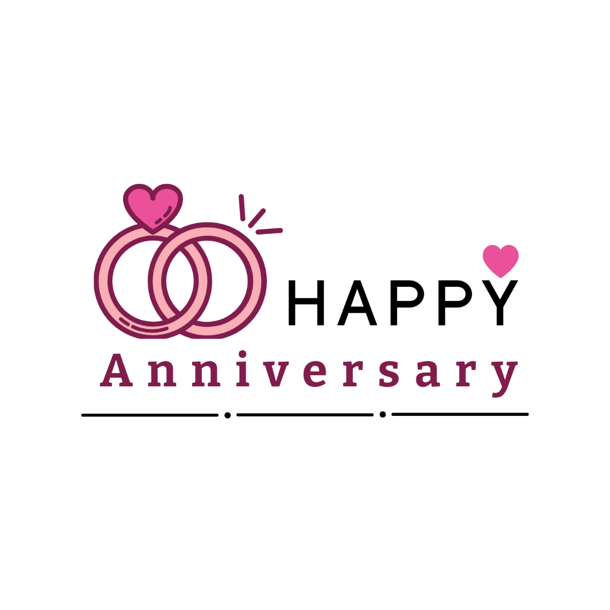 Inspirational Happy Anniversary Text - Edit-Online | Template.net