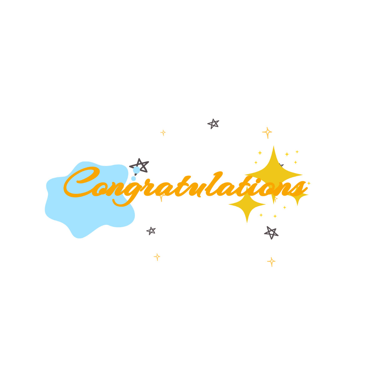 Classic Congratulations Text Image - Edit Online | Template.net