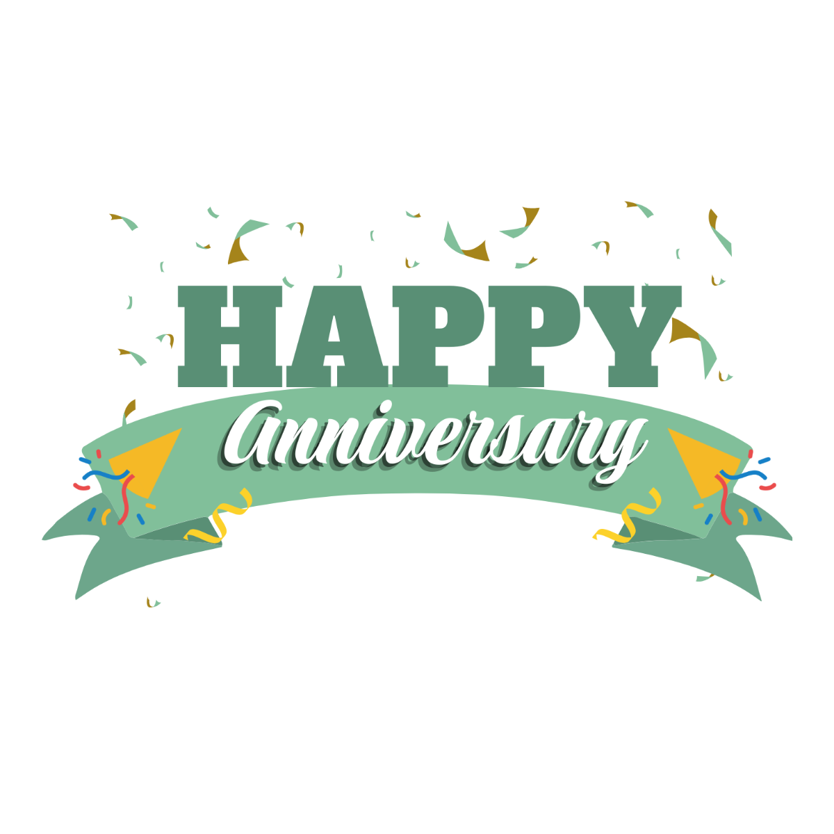 Festive Happy Anniversary Text - Edit Online | Template.net