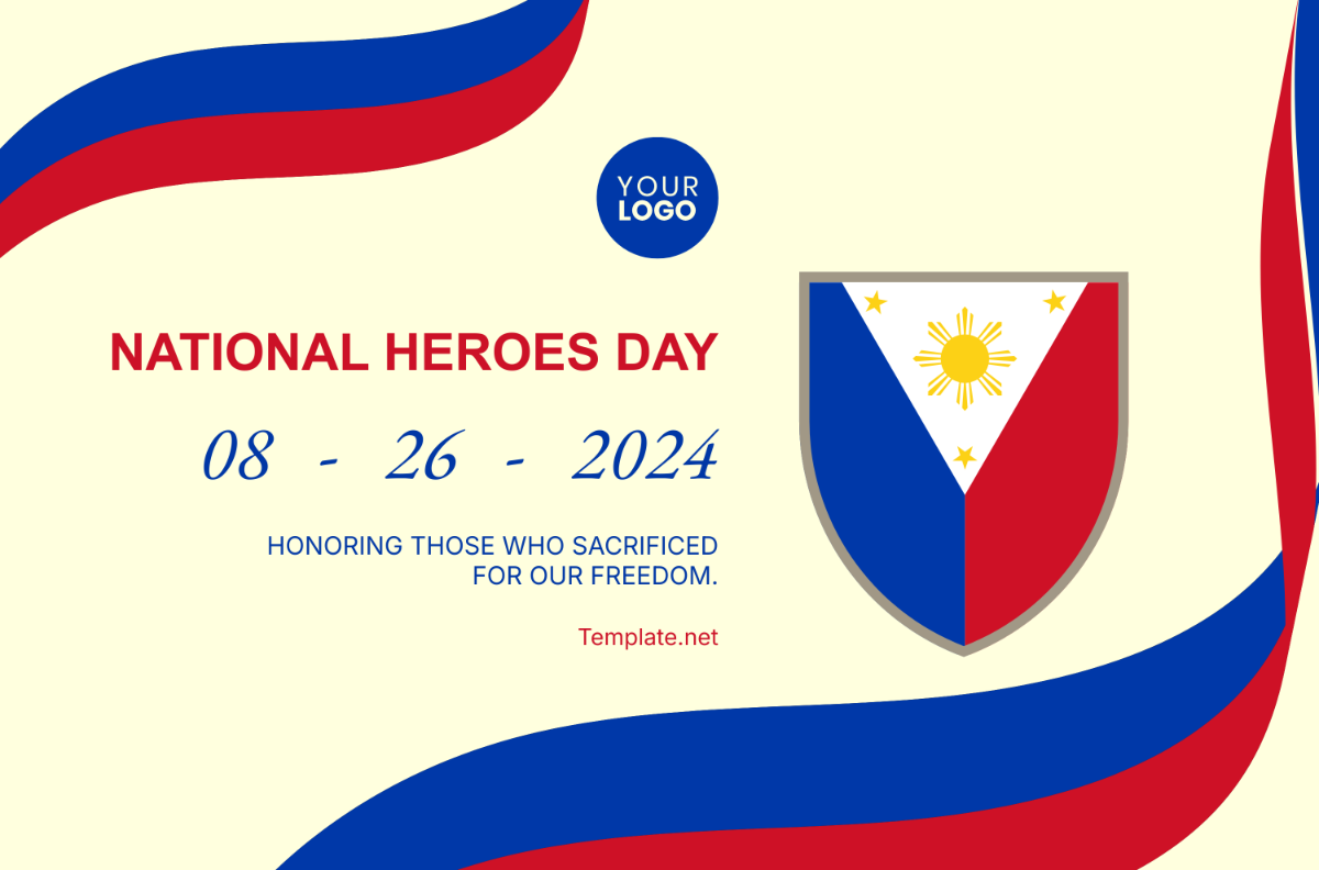 Free National Heroes Day Banner Template - Edit Online & Download ...