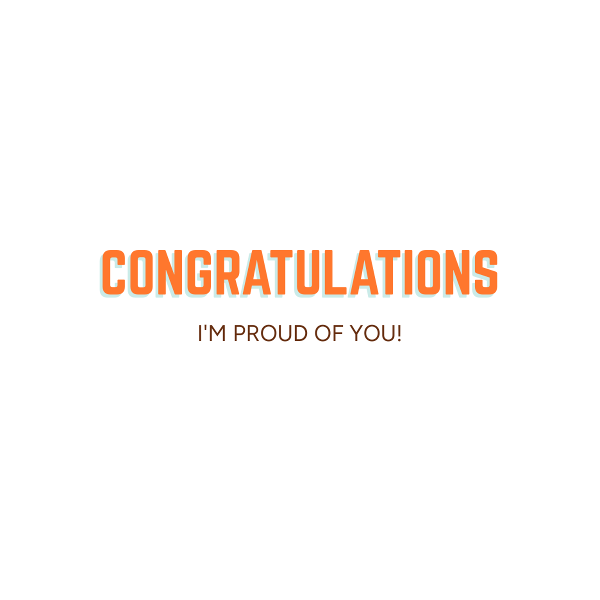 Congratulations Text - Edit Online | Template.net