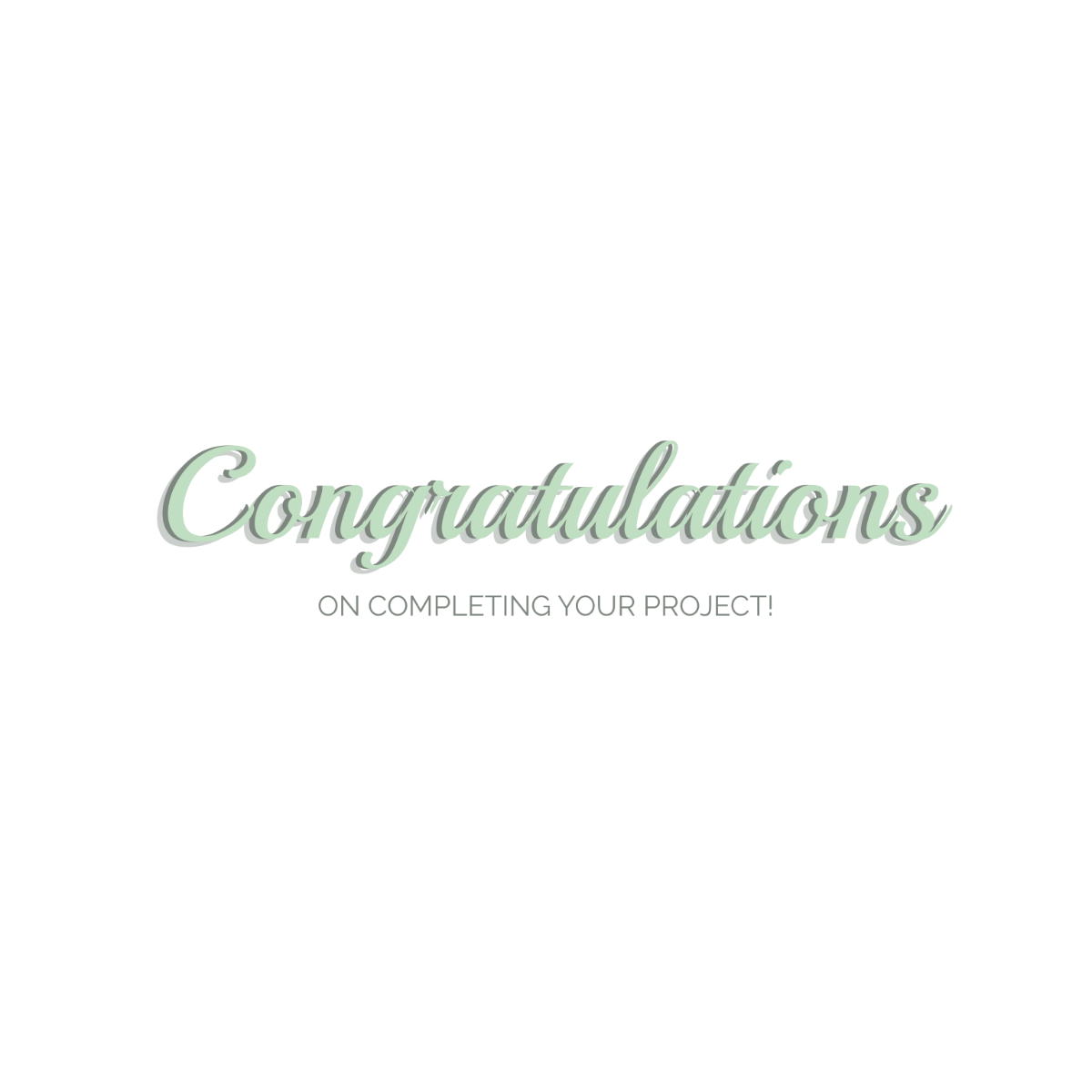 Simple Congratulations Text - Edit Online | Template.net