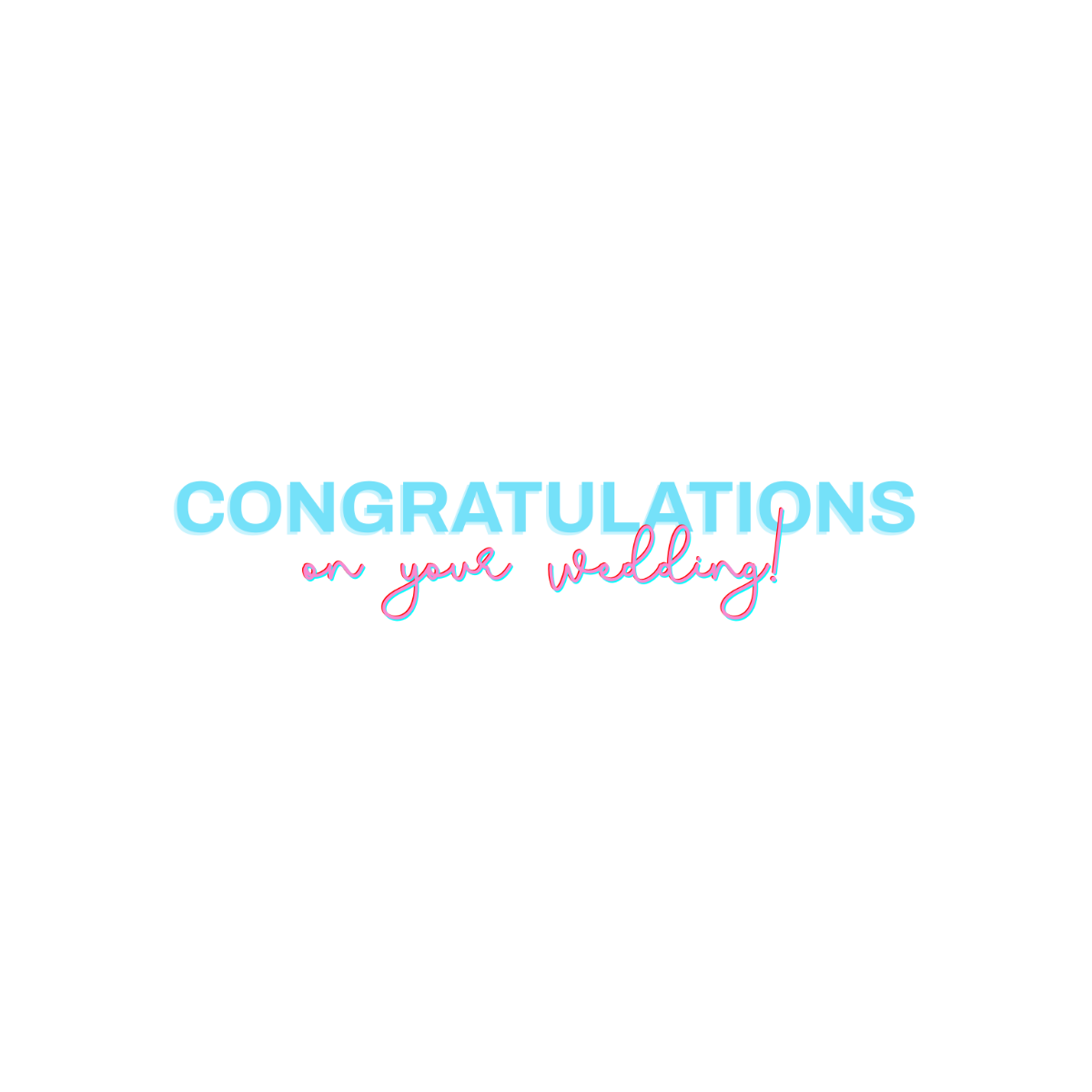 Colorful Congratulations Text - Edit Online | Template.net