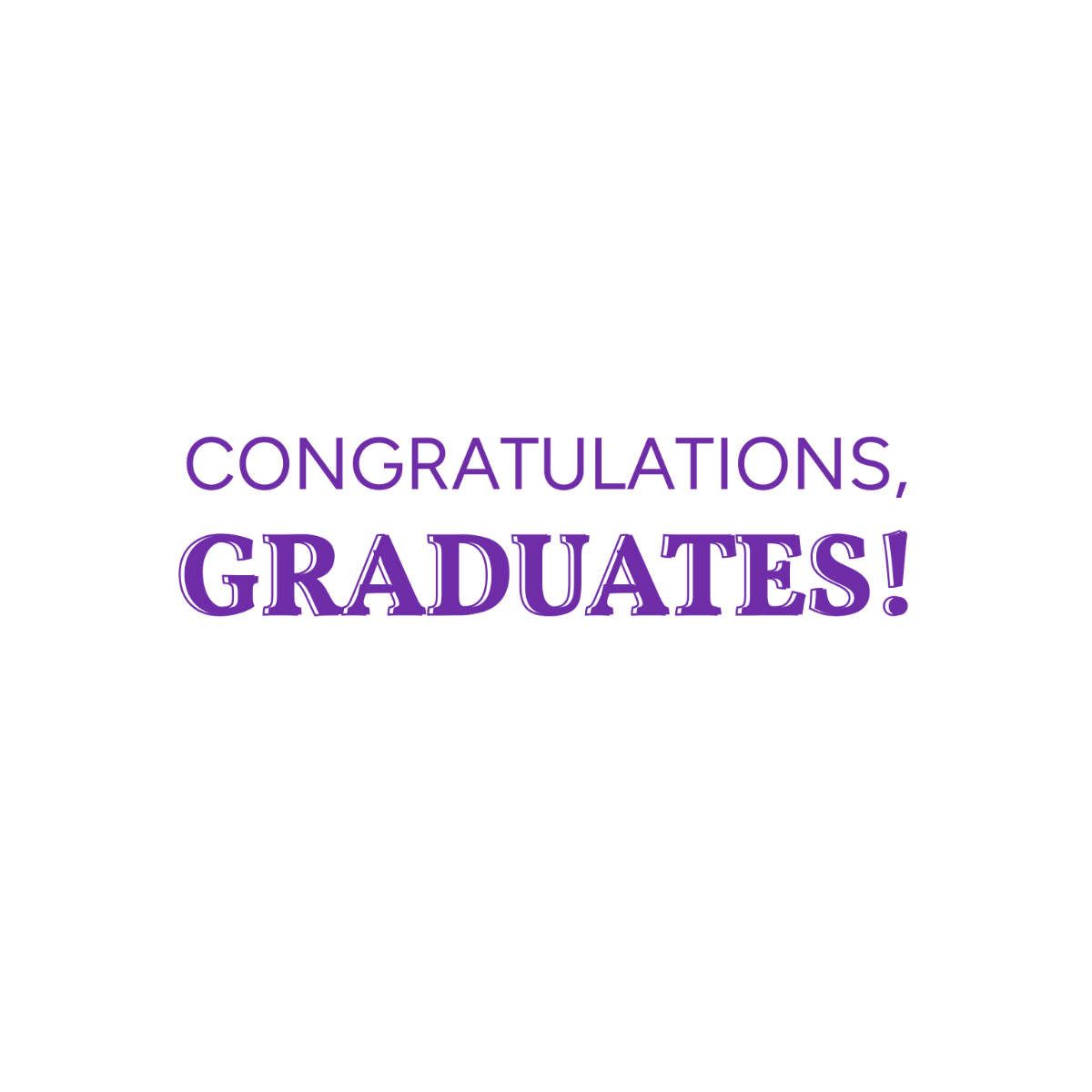 Modern Congratulations Text - Edit Online | Template.net