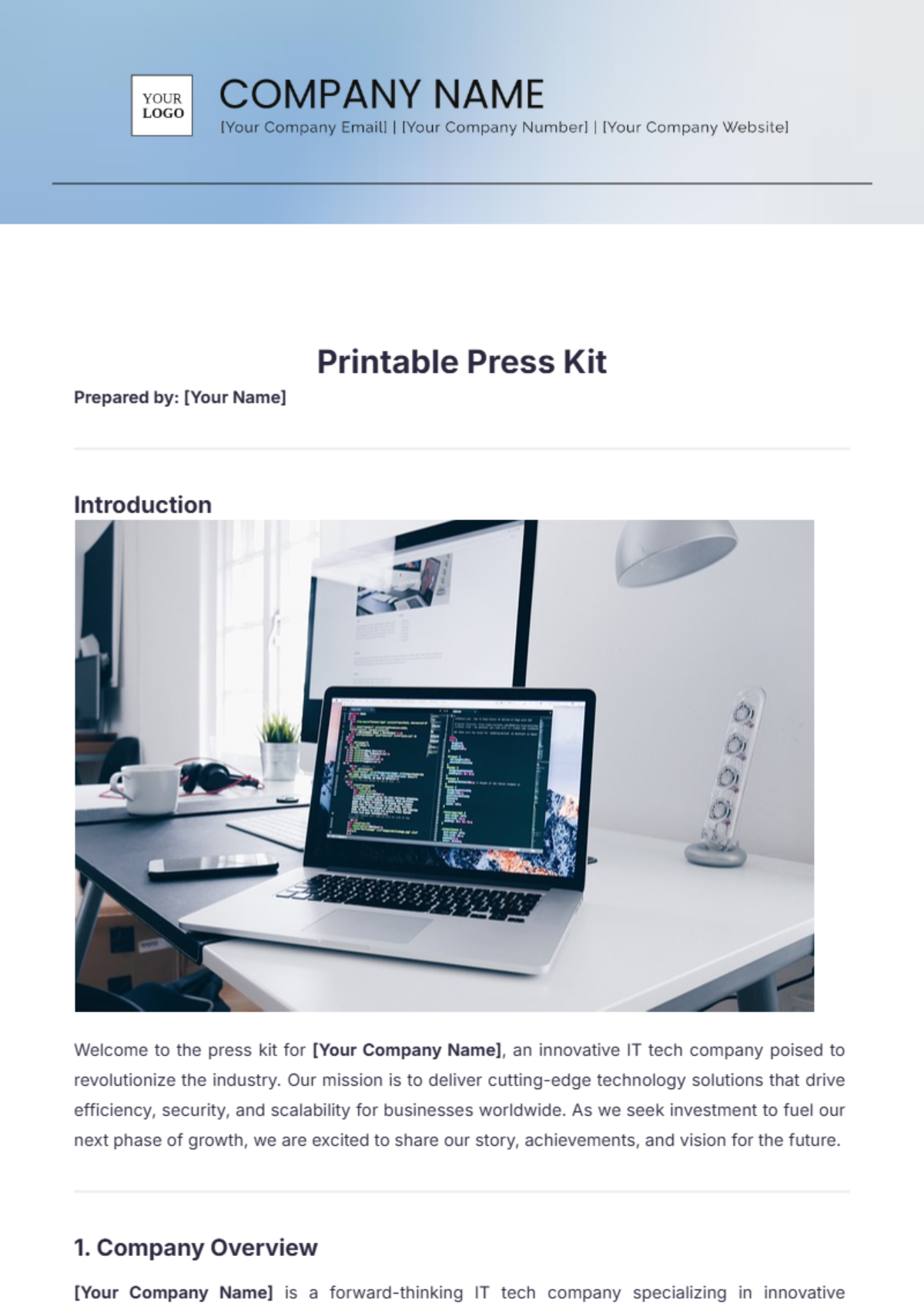 FREE Press Kit Templates - Edit Online & Download | Template.net