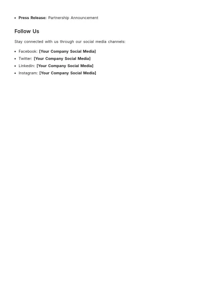 Free Best Press Kit Template to Edit Online