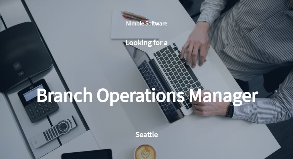 Free Branch Operations Manager Job Ad/Description Template.jpe