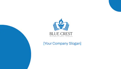 Free School Private Tutor Business Card Template to Edit Online
