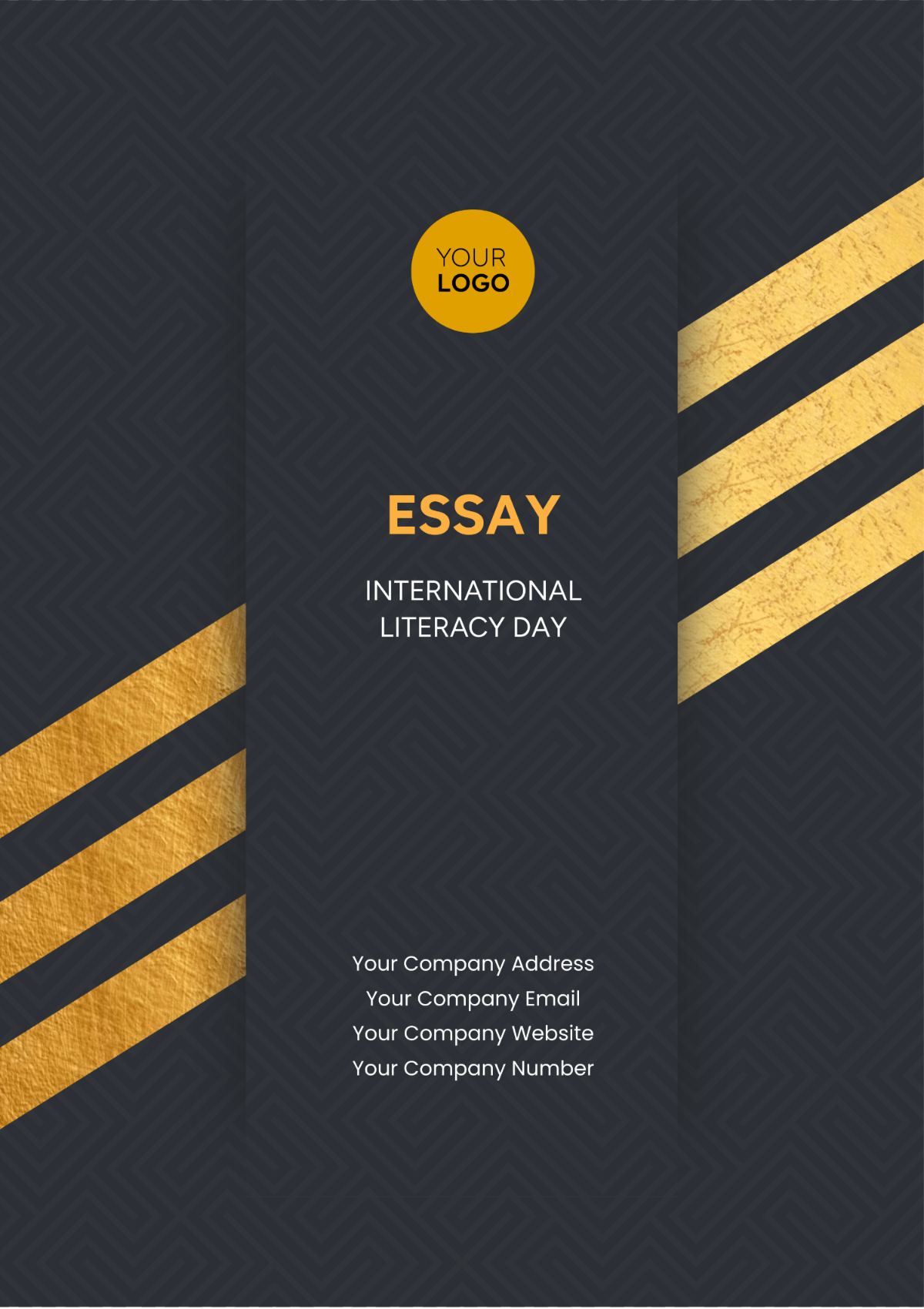 International Literacy Day Essay Template - Edit Online & Download