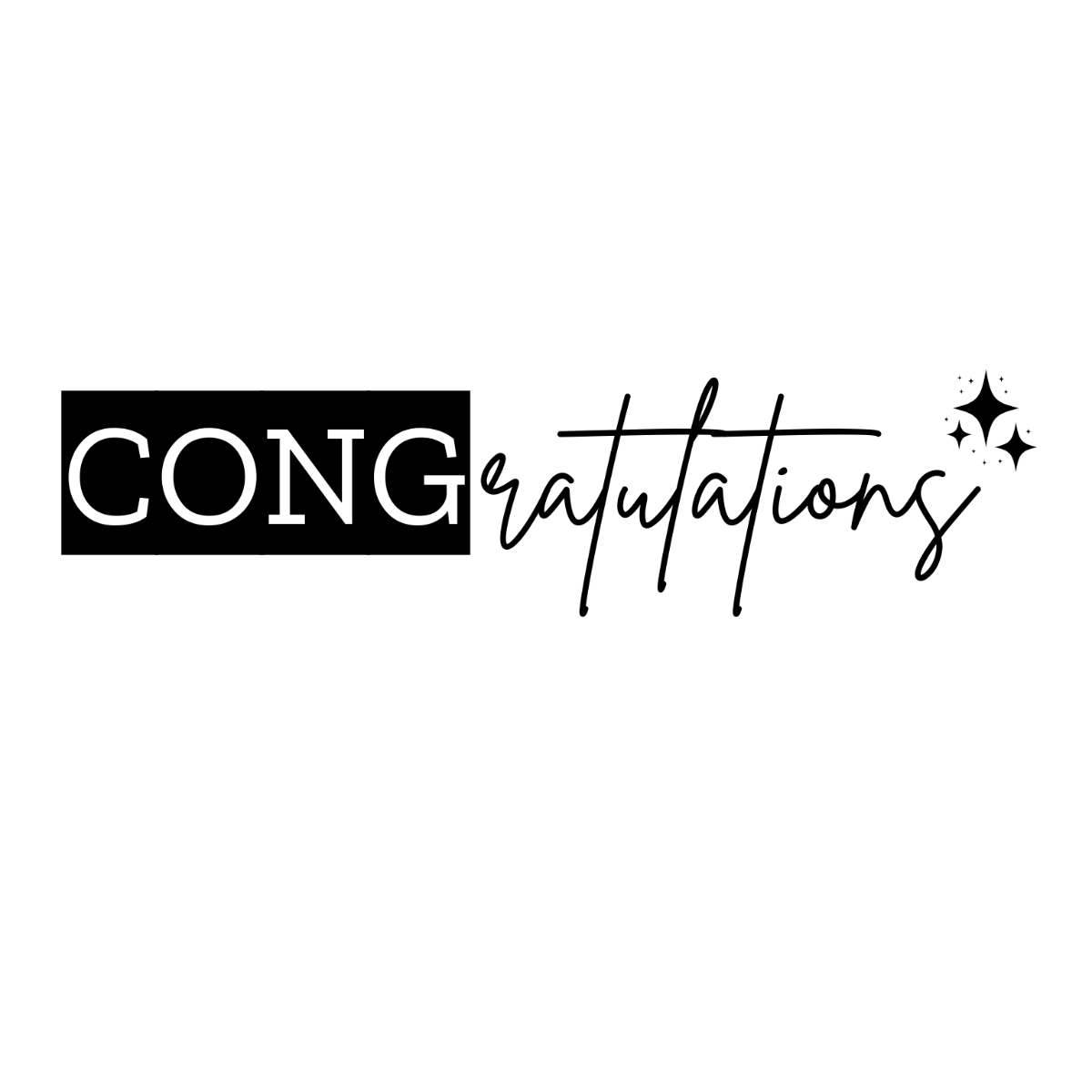 Creative Congratulations Text