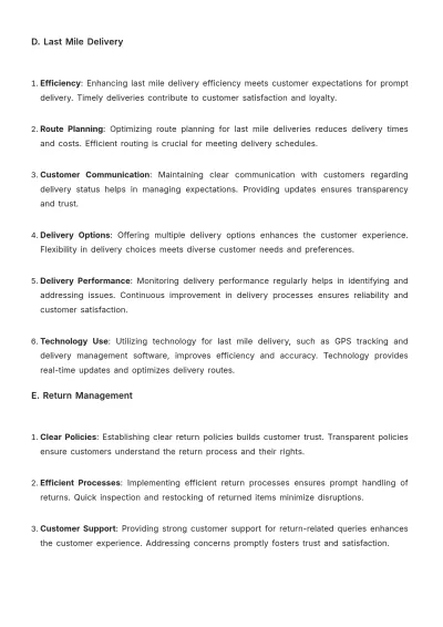 Free Grocery Store Supply Chain Guideline Template to Edit Online