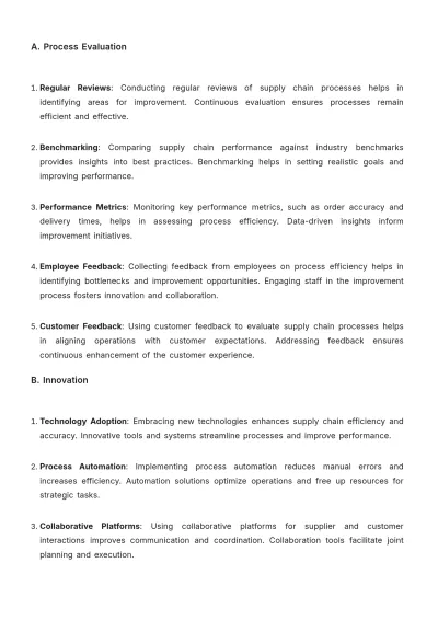 Free Grocery Store Supply Chain Guideline Template to Edit Online